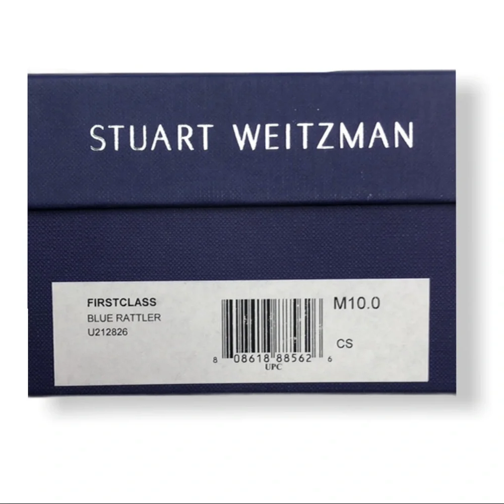 IOB Blue Rattler Stuart Weitzman Firstclass Heels - Picture 8 of 8